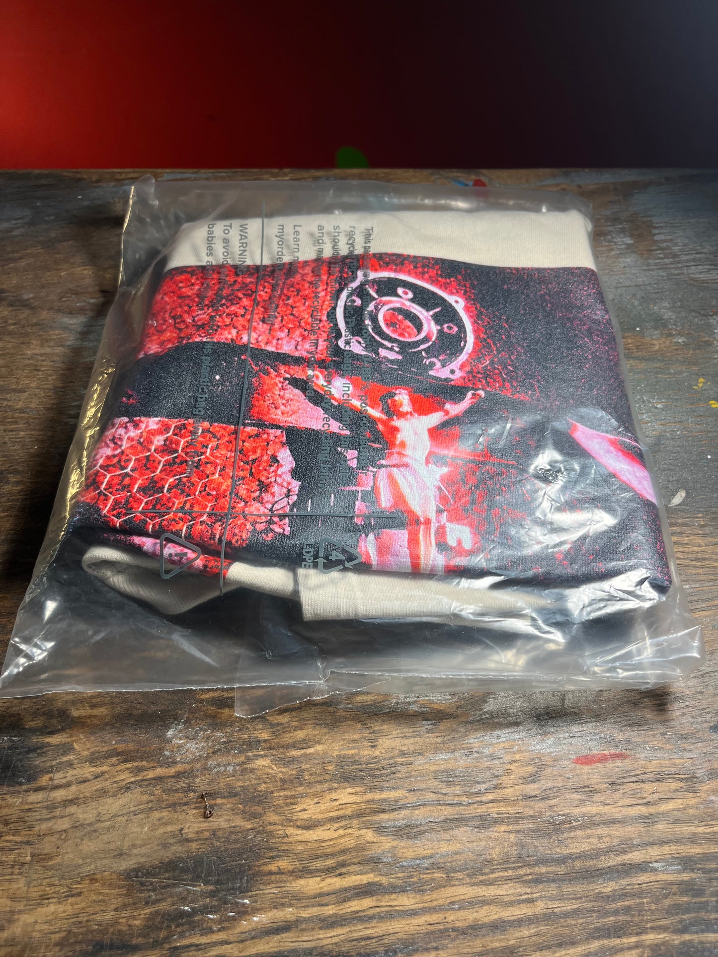 Lawnmower Man Crucifix Tee-Shirt