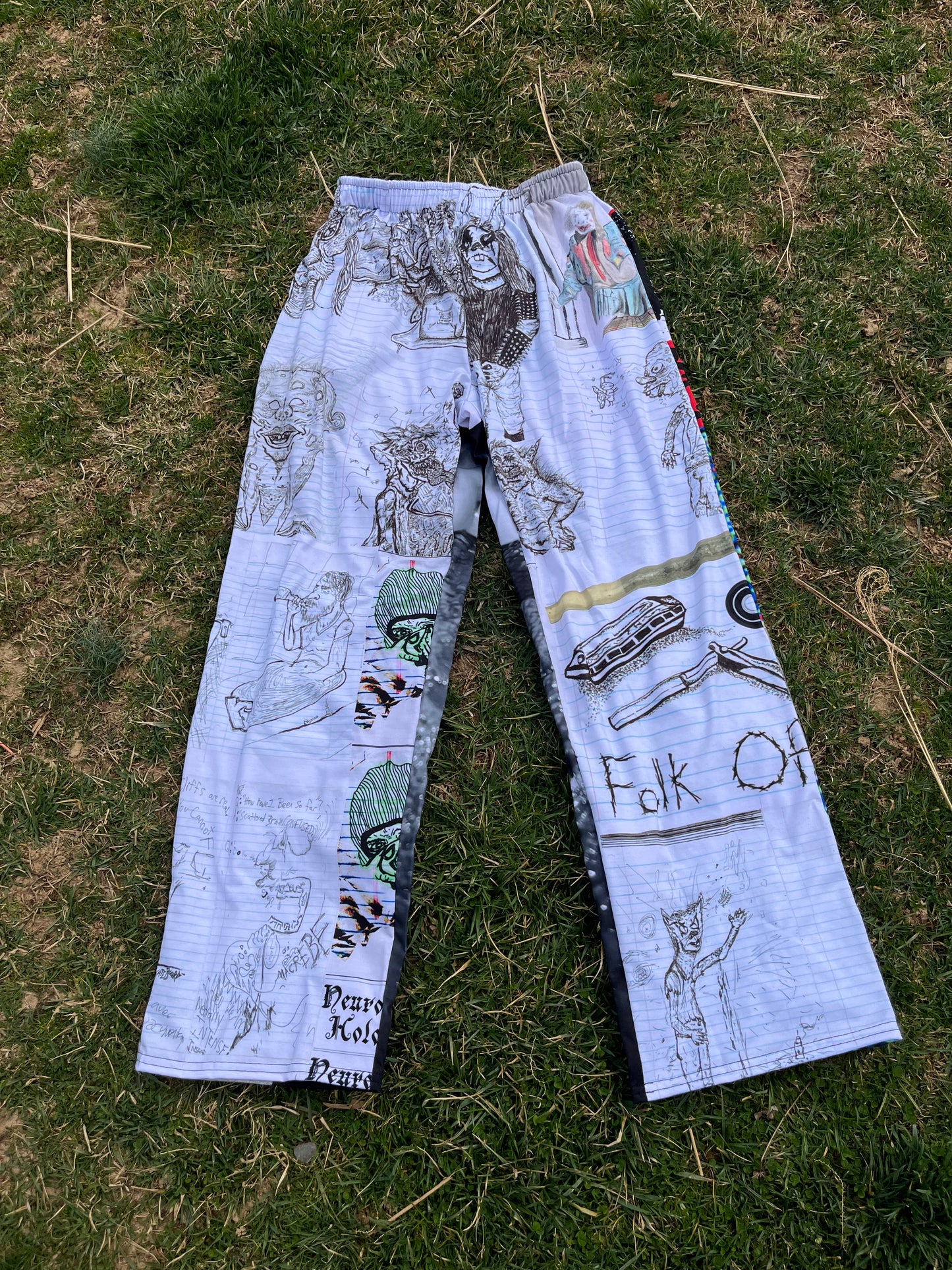 DoodleBug 2.0 All-over-print Unisex Wide-Leg Pants